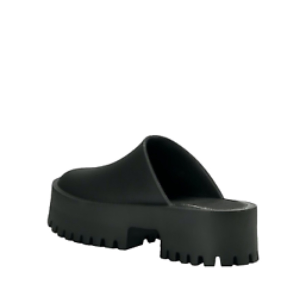 Jeffrey Campbell‎ Womens 8 Clogge Black Slip On Chunky Platform Mule Shoes - Picture 5 of 10